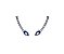 BRINCO EAR CUFF GOTA TOPÁZIO BANHADO A RÓDIO BRANCO - Imagem 1