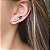 BRINCO EAR CUFF GOTA TOPÁZIO BANHADO A RÓDIO NEGRO - Imagem 2