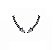 BRINCO EAR CUFF GOTA CRISTAL BANHADO A RÓDIO NEGRO - Imagem 1