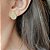 CONJUNTO GOTA CRAVEJADA G BANHADO A OURO - Imagem 3