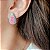 CONJUNTO GOTA LIGHT PINK FUSION BANHADO A RÓDIO BRANCO - Imagem 3