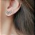 MINI EAR CUFF TRÊS GOTAS FUMÊ BANHADO A RÓDIO BRANCO - Imagem 2