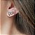 MINI EAR CUFF TRÊS GOTAS FUMÊ BANHADO A RÓDIO NEGRO - Imagem 2