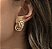 BRINCO CURVO LISO BANHADO A OURO - Imagem 2