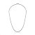 CHOKER MALHA LAMINADA 3 MM BANHADO A RÓDIO BRANCO - Imagem 1