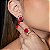 CONJUNTO PEDRA OVAL TURMALINA ROSA FUSION BANHADO A OURO - Imagem 3