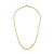 CHOKER EM MALHA LAMINADA 2MM BANHADA A OURO - Imagem 1