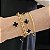 PULSEIRA COM UM TREVO NEGRO BANHADO A OURO - Imagem 2
