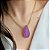 COLAR ELOS COM GOTA ULTRAVIOLET FUSION BANHADA A OURO - Imagem 2