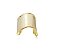BRACELETE ABERTO LARGO LISOS BANHADO A OURO - Imagem 1