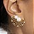 CONJUNTO ARAMADO COM PÉROLAS BANHADA A OURO - Imagem 2