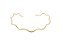 CHOKER ARO LISO ORGÂNICO BANHADO A OURO - Imagem 1
