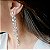 BRINCO EAR JACKET COM CRISTAIS BRANCOS BANHADA A RÓDIO - Imagem 2