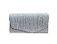 BOLSA DE FESTA RETANGULAR PRATA COM GLITTER - Imagem 1