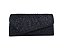 BOLSA DE FESTA RETANGULAR COM GLITTER PRETA - Imagem 1