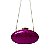 BOLSA MARMORIZADA FUCSIA EM ACRÍLICO COM ALÇA - Imagem 3