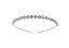 TIARA ESFERAS CRAVEJADAS PRATEADA - Imagem 1