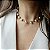 Choker em Pérolas com Pontos de Luz Banhado a Ródio Branco - Imagem 2