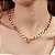 Colar com Elos Groumet Lisos Banhado a Ouro - Imagem 2