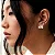 Brinco Ear Cuff com Pérolas e Zircônias Banhado a Ouro - Imagem 2