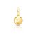 Pingente Avulso Esfera Fecho Click Banhado a Ouro - Imagem 1