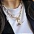 Pingente Avulso Esfera Fecho Click Banhado a Ouro 18k - Imagem 2