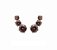 Brinco Ear Cuff Trio Coffee Banhado a Ouro - Imagem 1