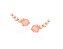Brinco Ear Cuff Zircônia Morganita Fusion Banhado a Ouro Rosê - Imagem 1