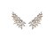 Brinco Ear Cuff Cravação Navete Banhado a Ouro - Imagem 1
