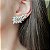 Brinco Ear Cuff Cravação Navete Banhado a Ouro - Imagem 2