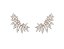Brinco Ear Cuff Cravação Gota Banhado a Ouro - Imagem 1