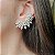 Brinco Ear Cuff Cravação Gota Banhado a Ouro - Imagem 2