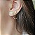 Conjunto Quadrado Microcravejado Banhado a Ouro - Imagem 2