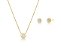 Conjunto Chuveiro Cravejado Banhado a Ouro - Imagem 1