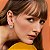 Brinco Com Cristal Oval Banhado a Ouro 18k - Imagem 2