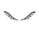 Brinco Ear Cuff Asa Zircônia Oval Cristal Banhado a Ródio Negro - Imagem 1