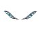 Brinco Ear Cuff Asa Zircônia Oval Turmalina Banhado a Ródio Negro - Imagem 1
