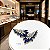 Brinco Ear Cuff Cravação Navete Safira Banhado a Ródio Branco - Imagem 3