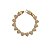 Pulseira Corações Cravejados Banhado a Ouro - Imagem 1