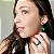 Conjunto Gota Turmalina Verde Fusion Banhado a Ródio Negro - Imagem 2