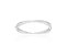 Bracelete Trançado com Fileira Cravejada Banhado a Ródio Branco - Imagem 1