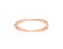 Bracelete Trançado com Fileira Cravejada Banhado a Ouro Rosê - Imagem 1