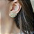 Brinco Ear Cuff Navetes Acqua Banhado a Ouro 18k - Imagem 2