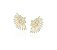 Brinco Ear Cuff Navetes Acqua Banhado a Ouro 18k - Imagem 1