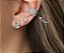 PIERCING UNITÁRIO LARGO COM FILEIRAS DE ZIRCÔNIAS CRISTAIS - Imagem 2