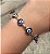 PULSEIRA OLHO GREGO BANHADA A OURO - Imagem 2