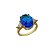 ANEL PEDRA OVAL COLORS BANHADO A OURO - Imagem 2