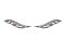BRINCO EAR CUFF ASA COLORS BANHADO A RÓDIO BRANCO - Imagem 2