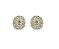 BRINCO OVAL COM PEDRA CENTRAL COLORS BANHADA A OURO - Imagem 2