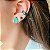 PIERCING NEGRO COM PEDRA TURMALINA BANHADO A RÓDIO NEGRO - Imagem 2